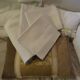 Lot 3 sheets and 3 monogrammed assorted piles