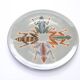 Assiette en céramique de Nzouala Fidele, Ecole des arts, Brazzaville Congo années 1960