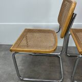 3 Cesca B32 chairs by Marcel Breuer