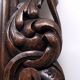 Impressive Monumental 18 Century Antique Cherub Oak mirror Holland