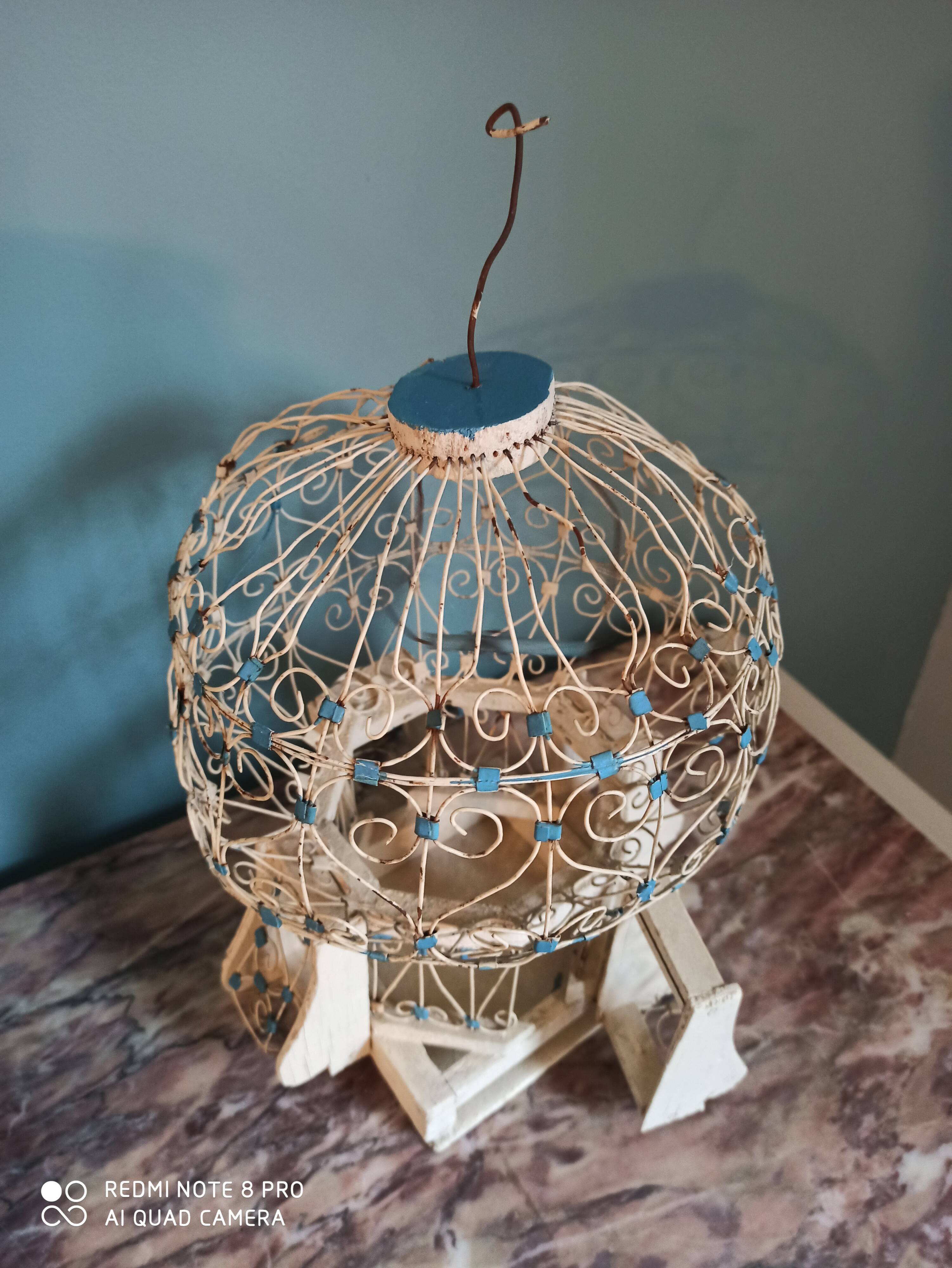 Vintage Tunisian birdcage