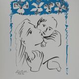 Pablo Picasso: Maternal Love, signed lithograph
