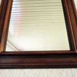 Ancient solid oak mirror