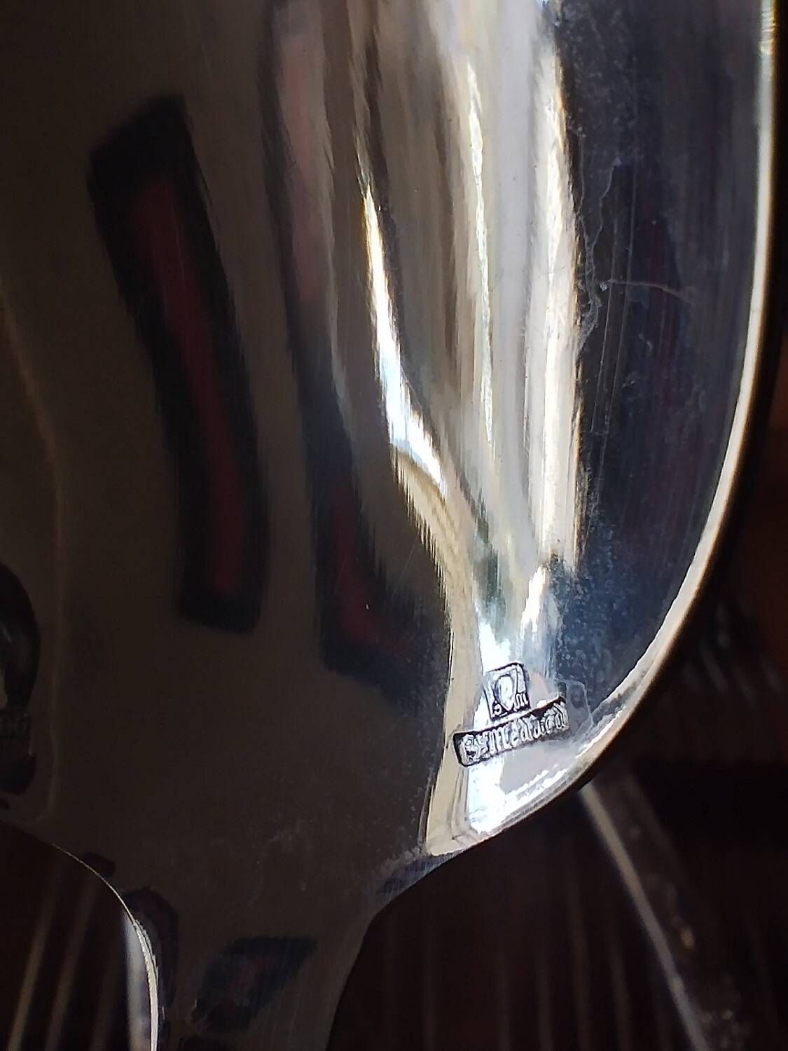 Cutlery set 49 pieces silver metal rocaille model St Médard