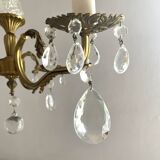 Chandeliers with glass drops 3 lights