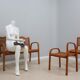 Prodotti living-room set, straw, Vienna, 1940s