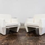 Geometric Vintage Armchairs By Lfm, Poland, 1970s, Set Of 2