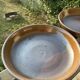 Deep plates made of organic, wild, earthy marsh clay.