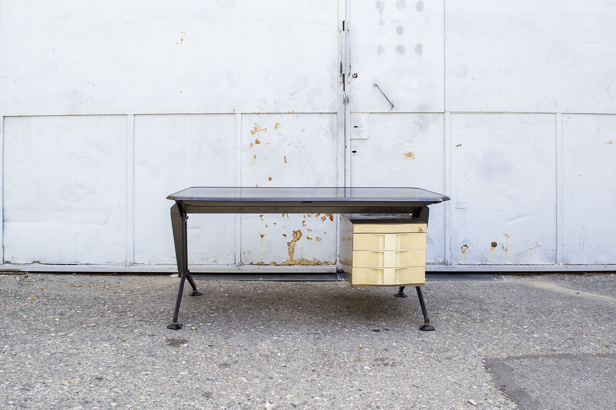 Bureau série Arco avec tiroir par BBPR pour Olivetti Synthesis, années 1960