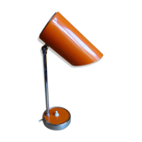 Years '50' orange metal desk lamp