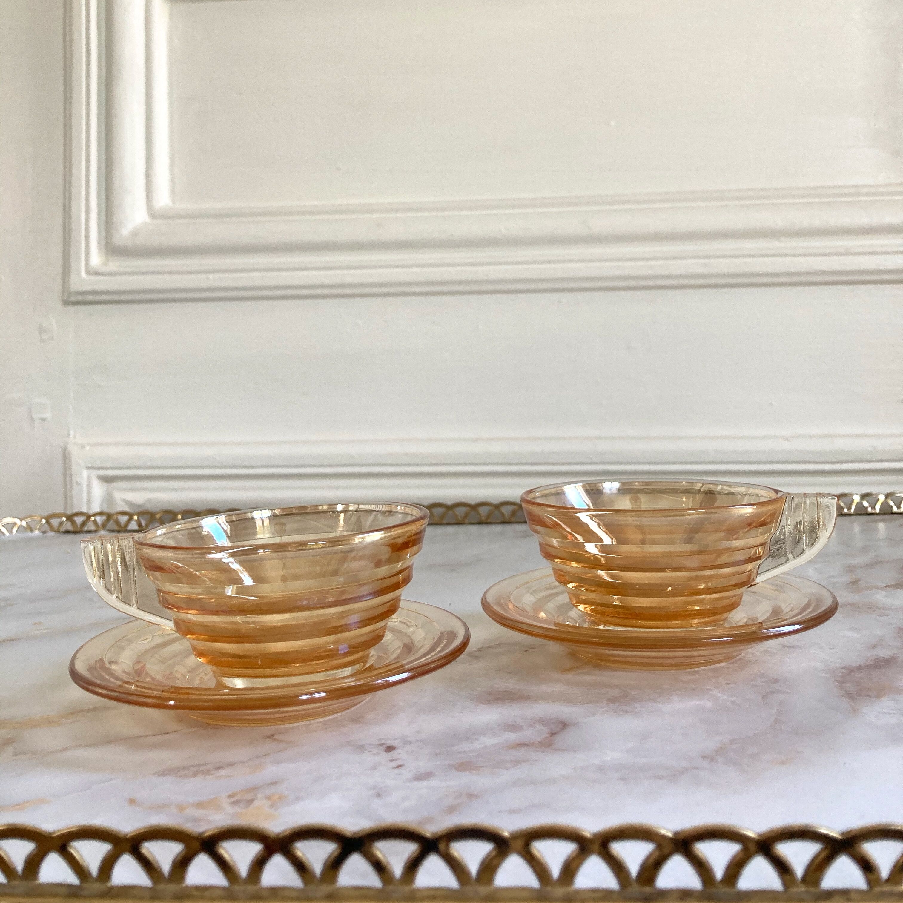 Coffee cups and saucers