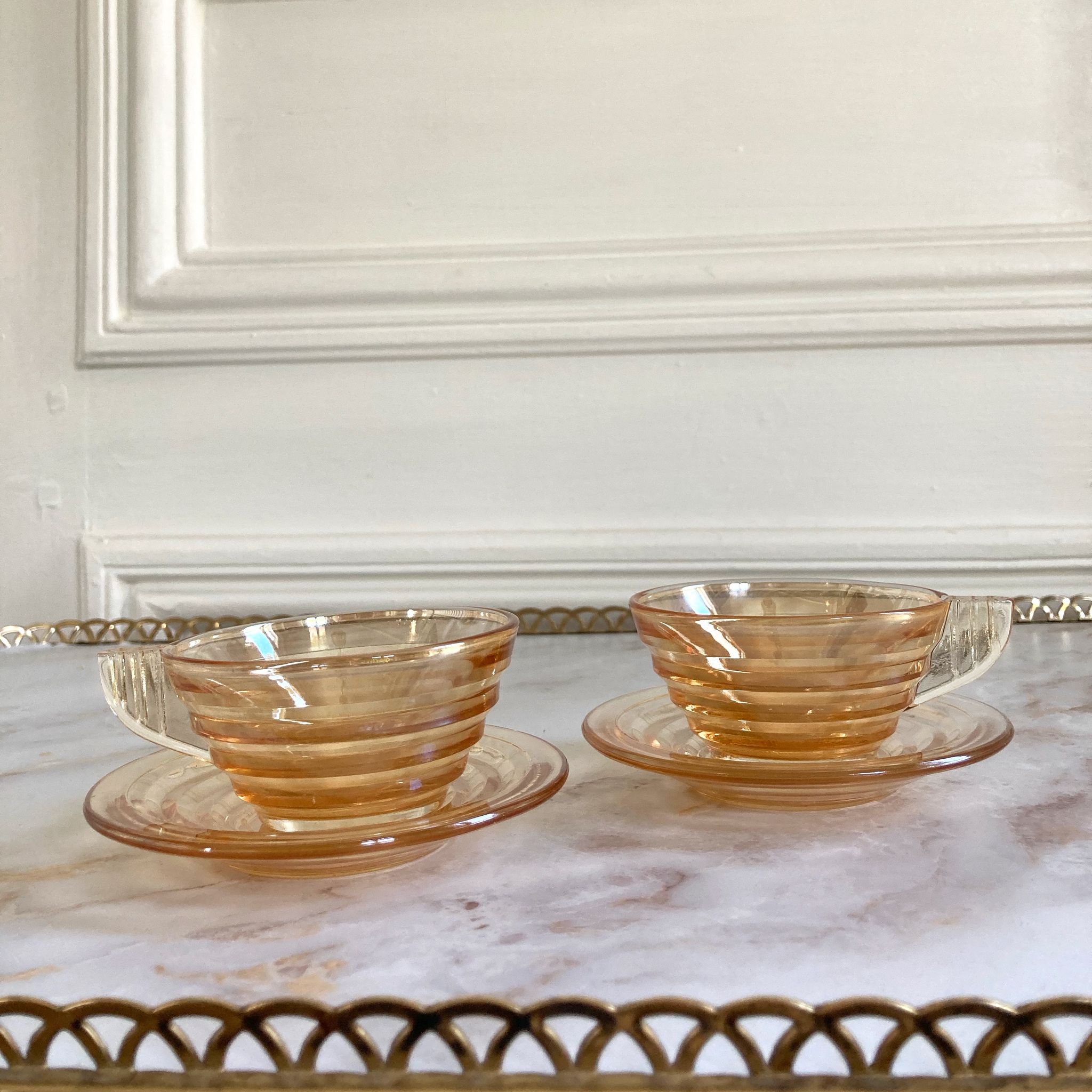 Coffee cups and saucers