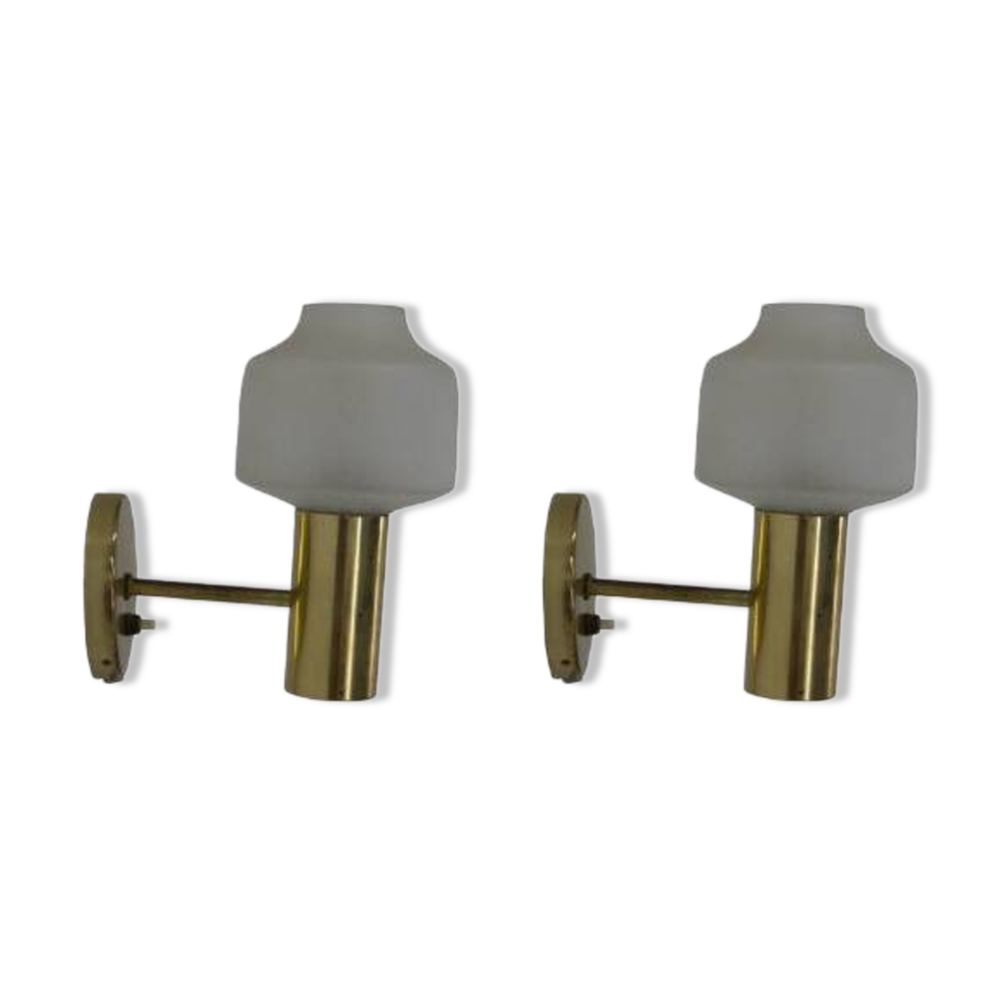 Set of Two Wall Lamps, Denmark, 1970s