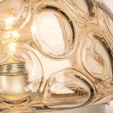Wall/Ceiling Light in Smoked Glass, Sputnik, Germany