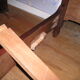 Antique mahogany bed frame 190 x 85