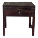 Meuble de métier ancien indonésien en teck à deux tiroirs H80,5 L79,5x51