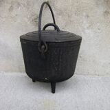Old cast iron pot