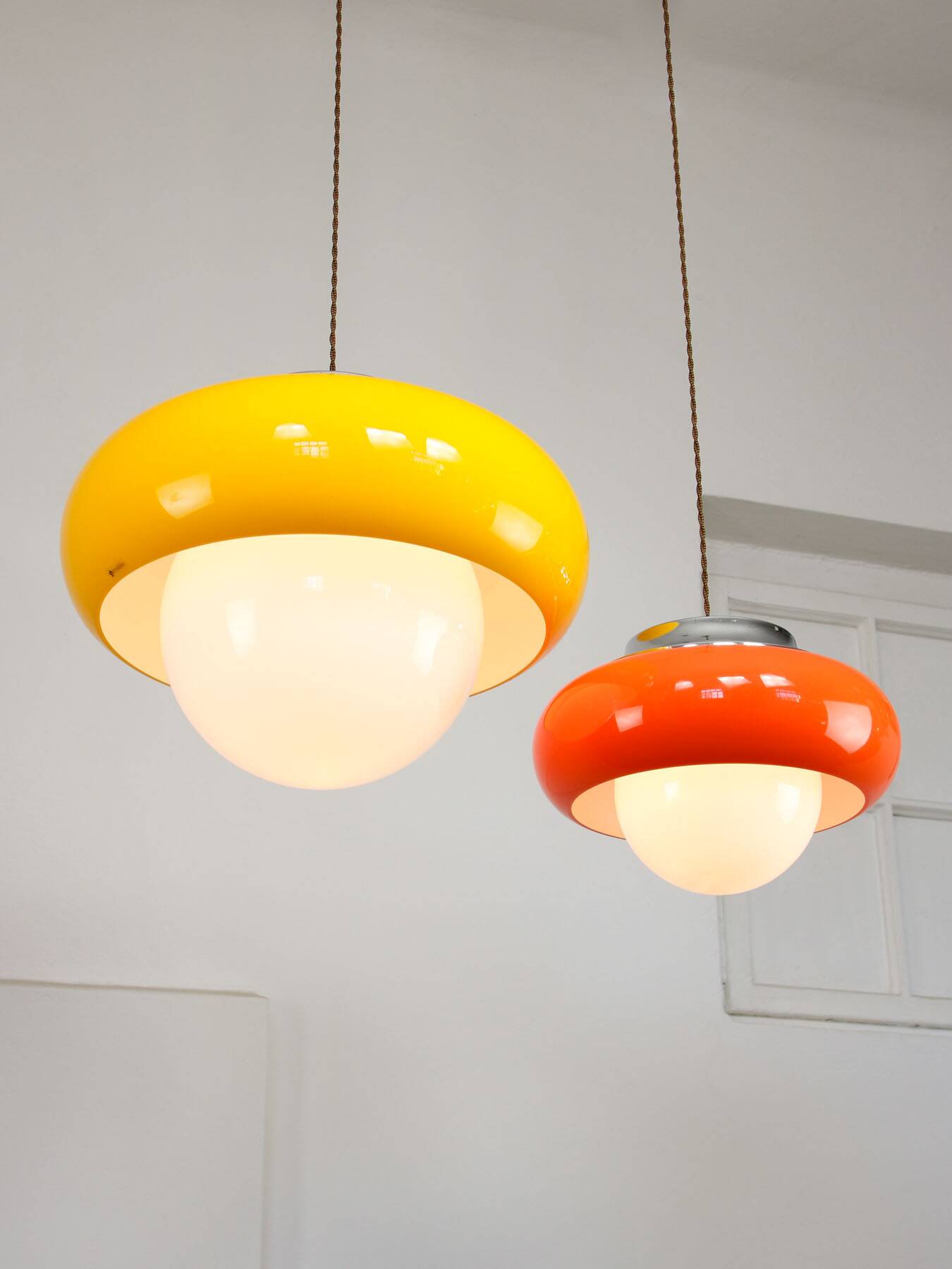 Space Age Model Best Pendants from Guzzini, 1970s, set of 2