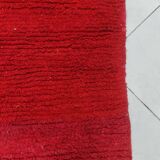 Red Moroccan wool rug 250cm x 150cm