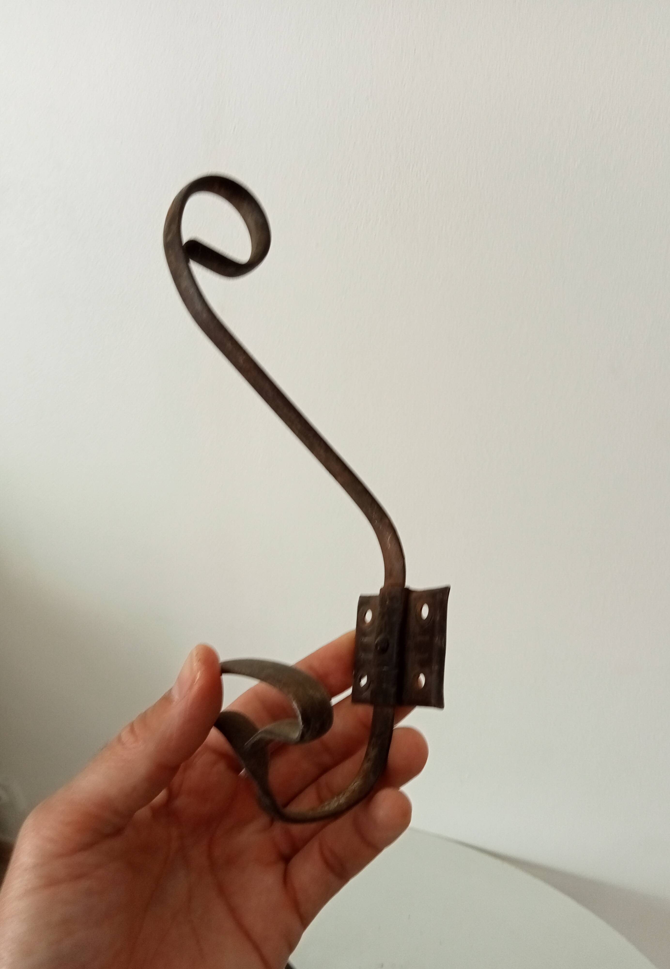 Set of 3 vintage coat hooks.