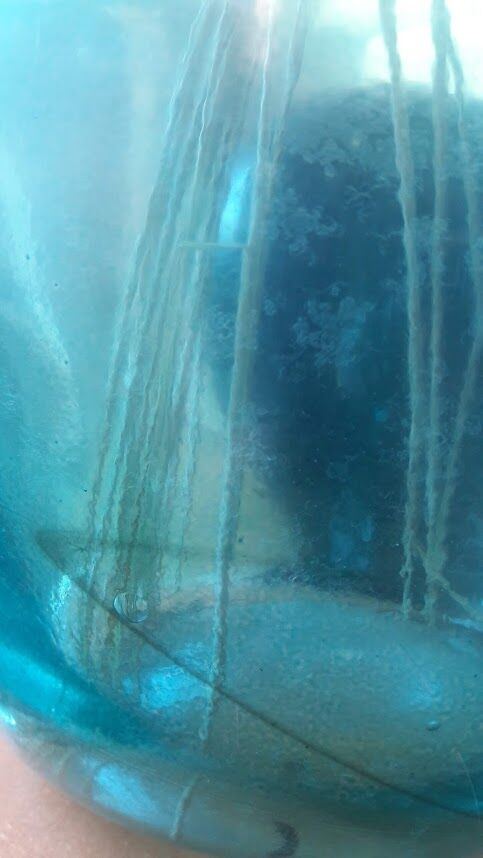 Blue demijohn