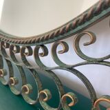 Vintage wrought iron mirror
