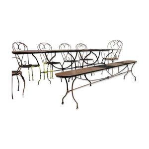 banc de jardin en fer
