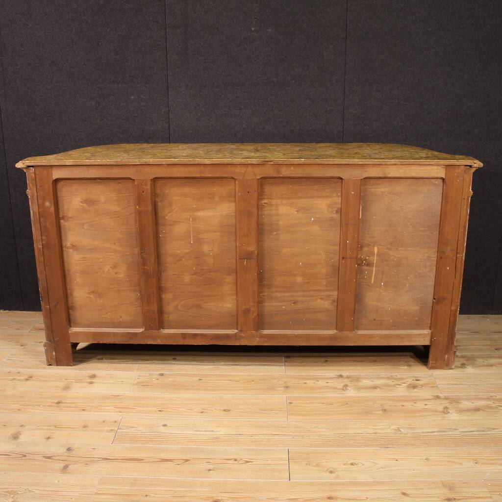 Great lacquered and painted Venetian sideboard from the 20th century