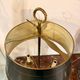 Lampe bouillotte ancienne en laiton – 3 lumières