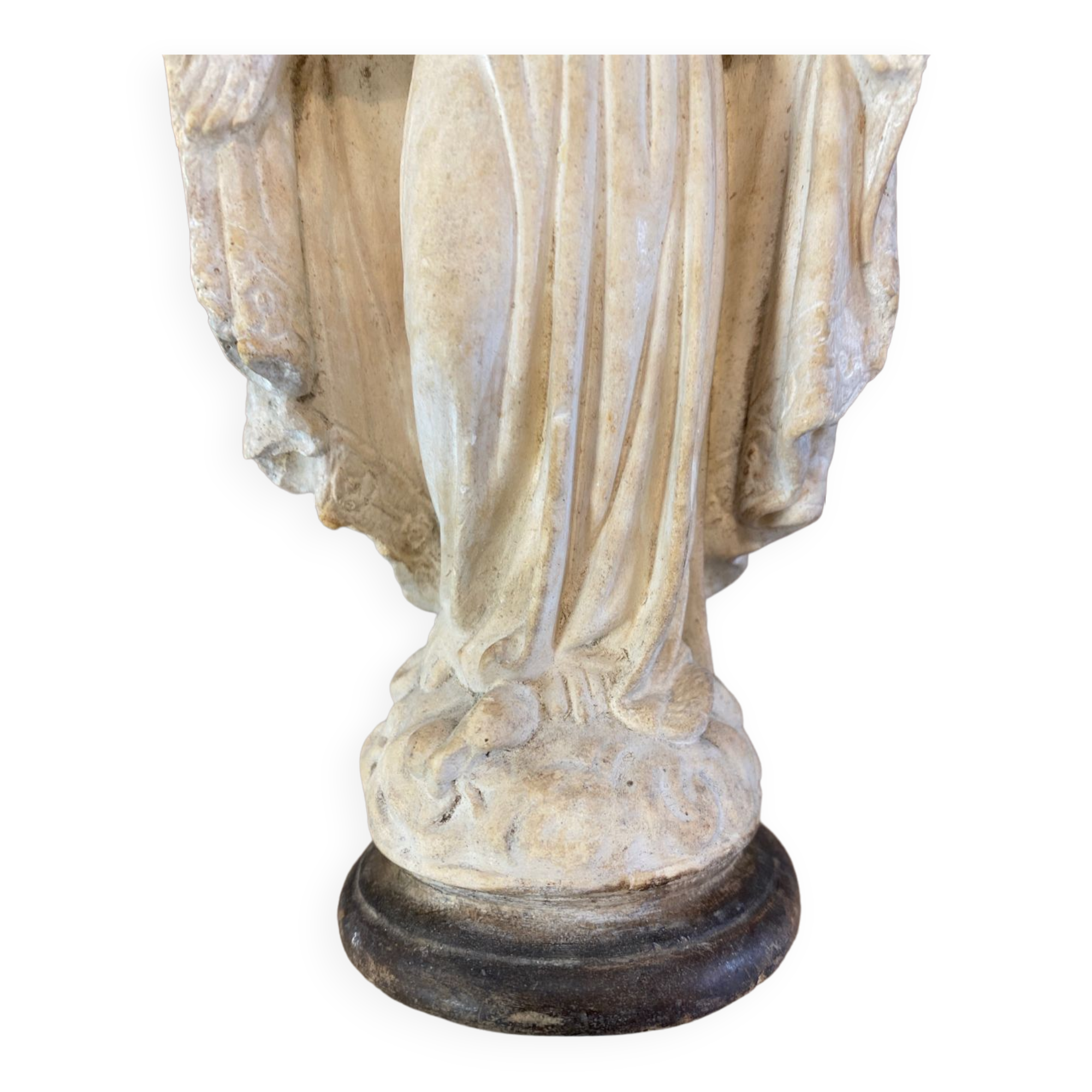 Virgin Mary in plaster