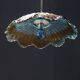 Glass ceiling light, Italy, 1970s