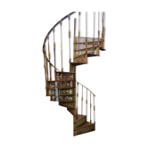 XXeme cast iron staircase