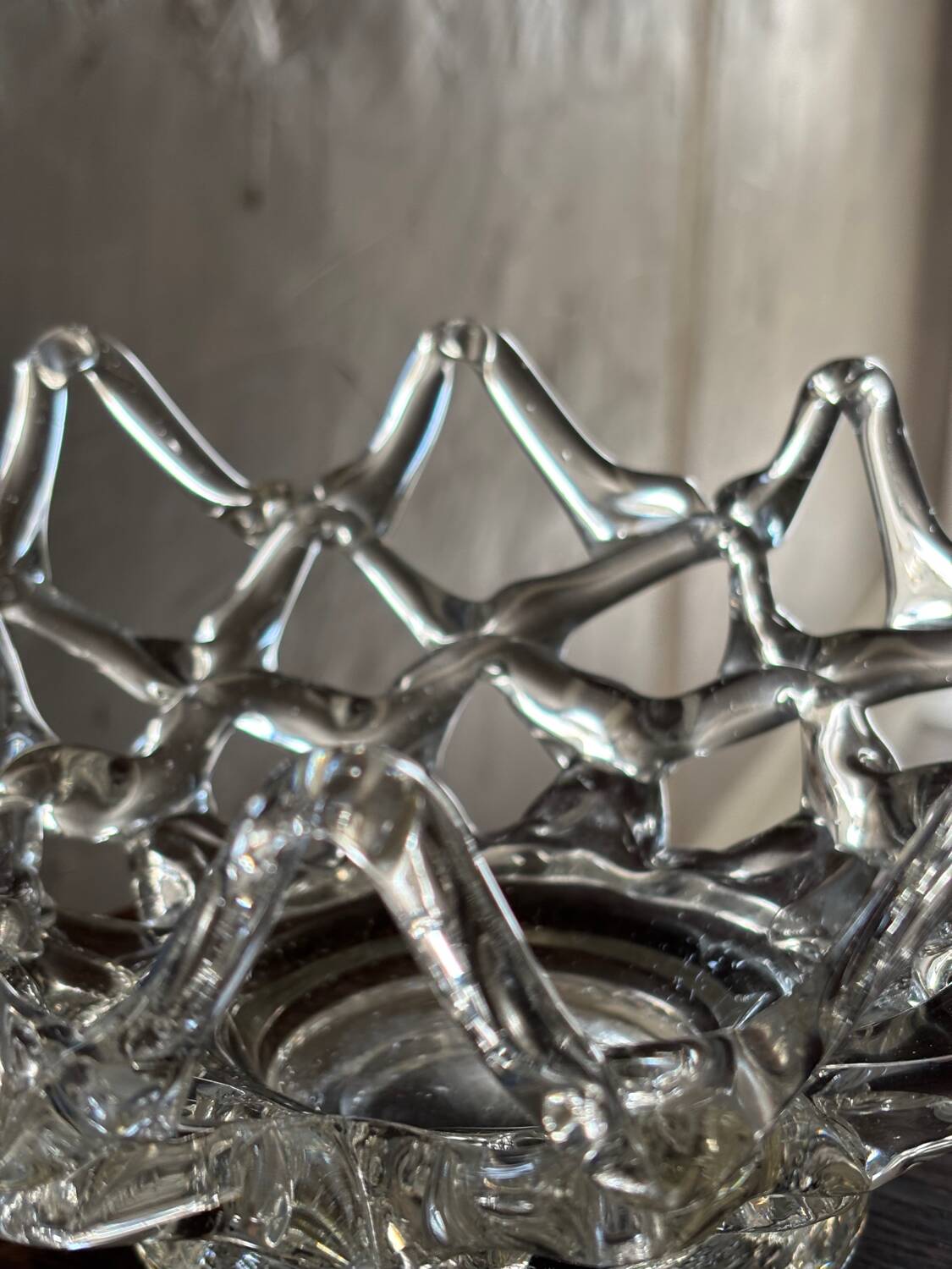 Blown glass cup - Italy 1950