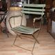 Folding garden armchair from the 1900s, entirely original