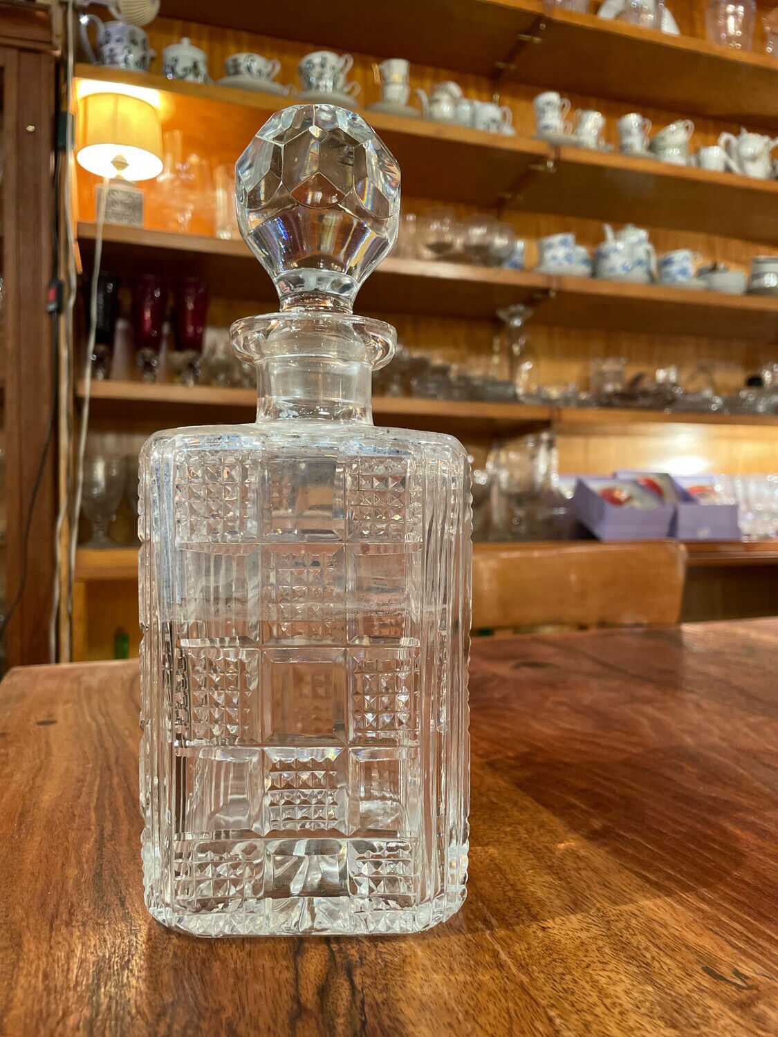 Austrian cut crystal decanter