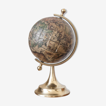 Brass earth globe - 1950