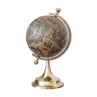Brass earth globe - 1950