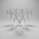Six Saint-Louis Tommy cut crystal water glasses, height 18.3 cm.