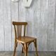 Set of 4 mismatched bistro chairs