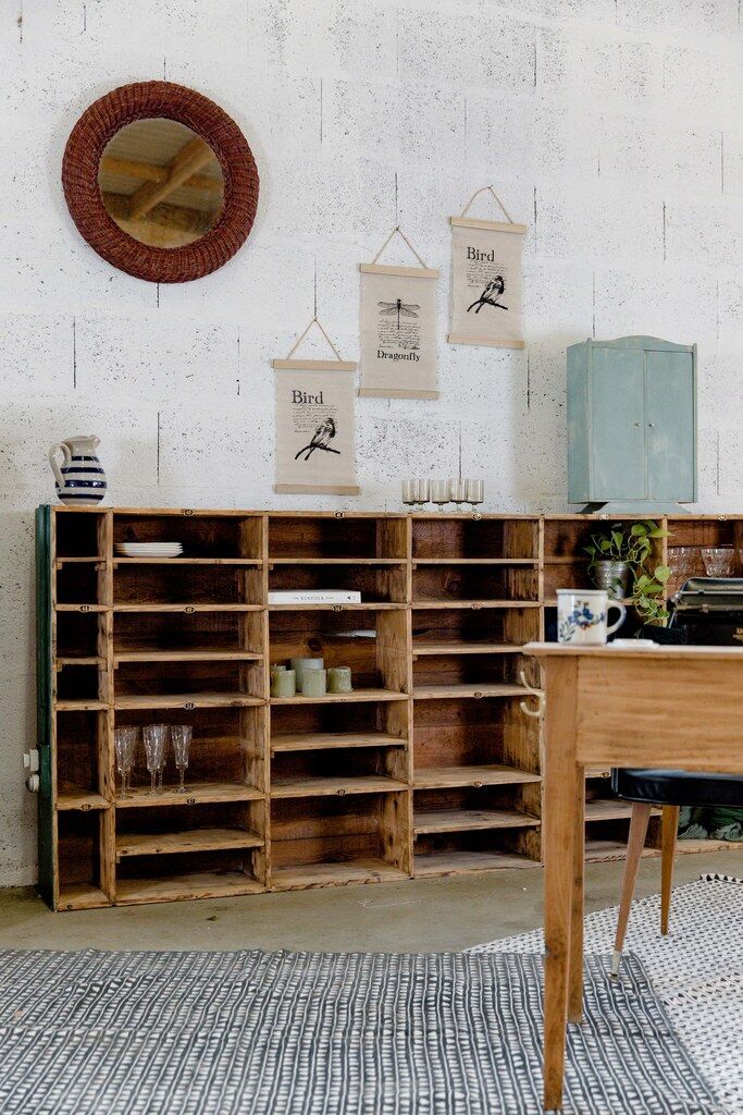 Furniture with 38 factory lockers