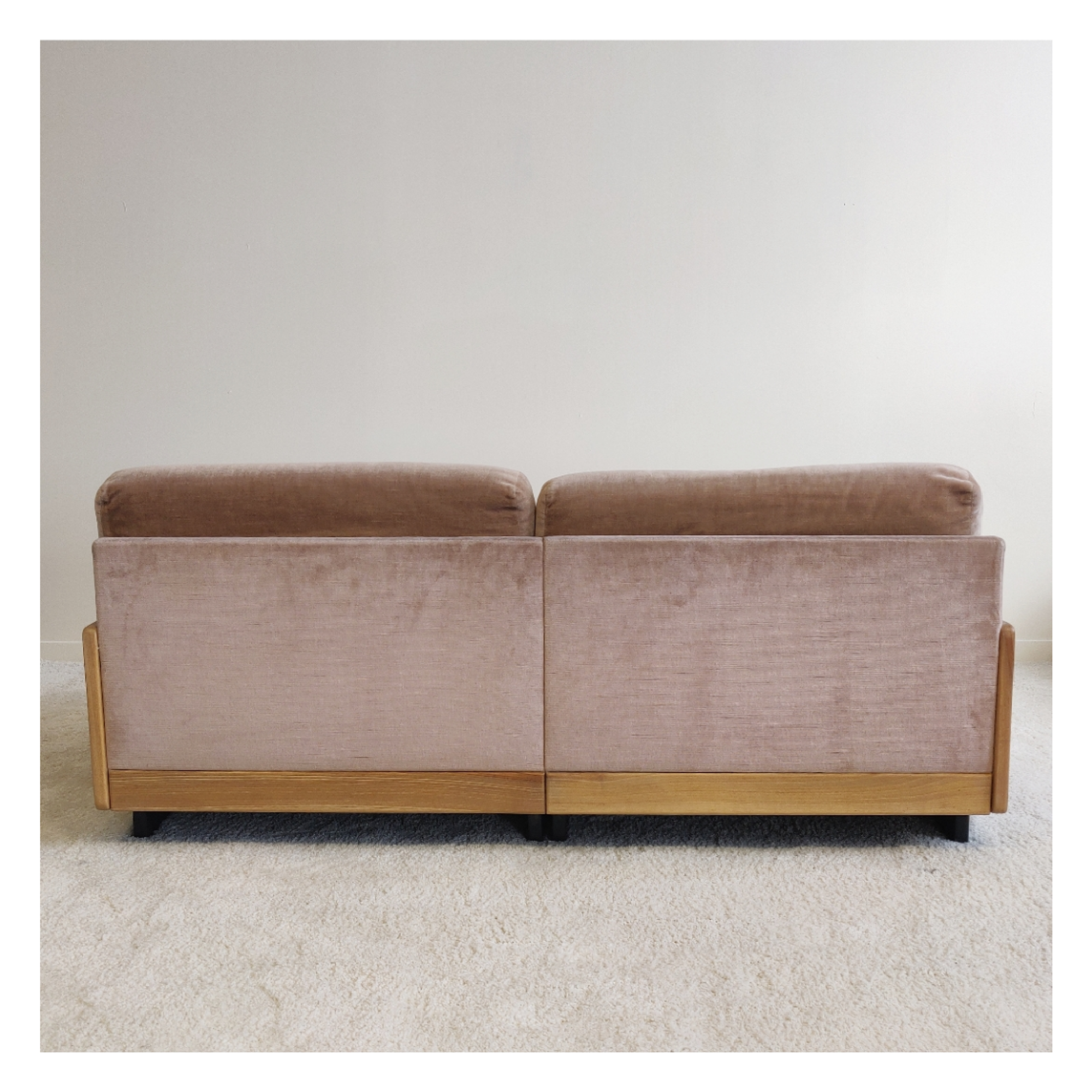 Cassina model 920 rosewood sofa by Afra & Tobia Scarpa for Cassina, 1970s
