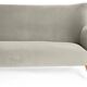 3-seater velvet sofa, original, over 60 years old, grey.