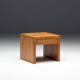 Pine Bedside Table, France, 1960s
