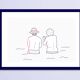 Illustration A4 naiade no. 7/8 bretagne baigneuse mer