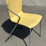 vintage fritz hansen vico magistretti duo bentwood stacking armchairs set of four