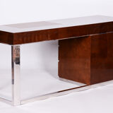 Mid-century walnut writing desk