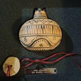 Greek ceramics in the shape of a pomegranate