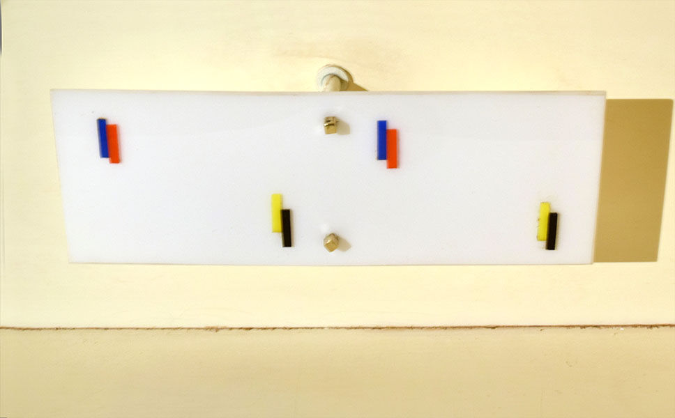 Mid-century decorated sideboard with internal lighting by Società Italiana Compensati Curvati