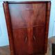 Antique bar cabinet on wheels