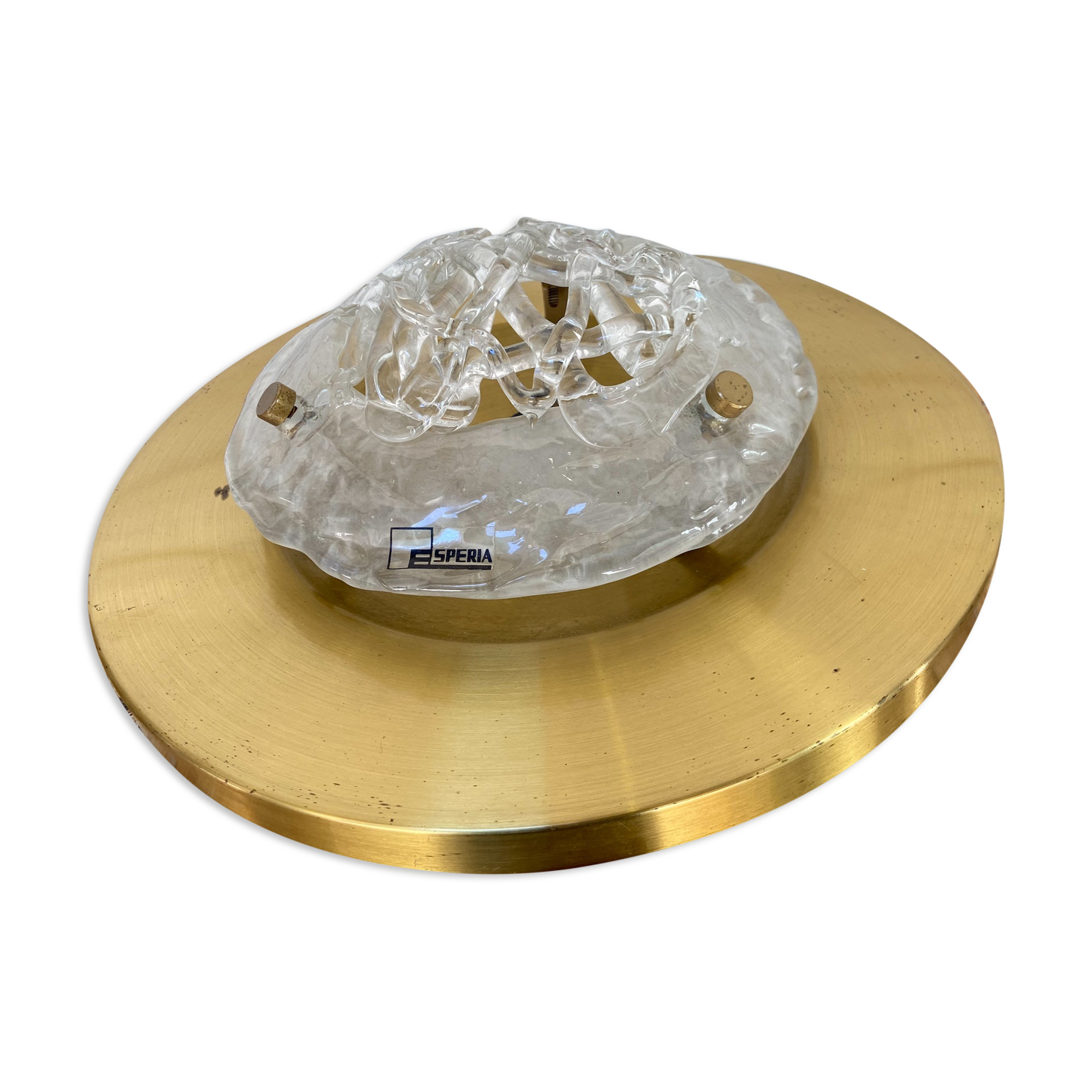 Small wall lamp and ceiling lamp model "Pompeo" - Angelo Brotto - 80s